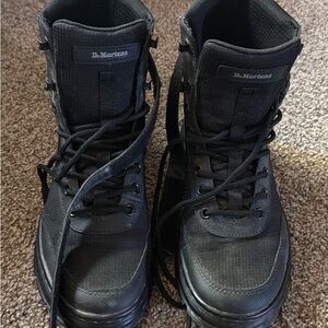 Dr. Martens Black Lace-Up Tactical Boots